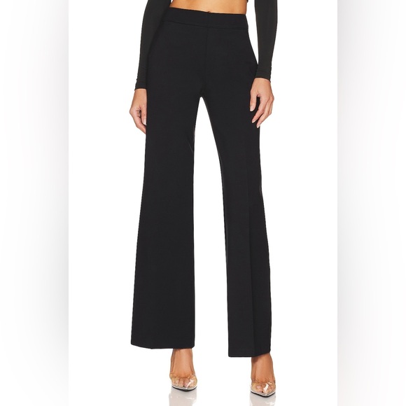 SPANX Pants - SPANX Perfect Fit Ponte Wide Leg Pant in Classic Black Small Petite